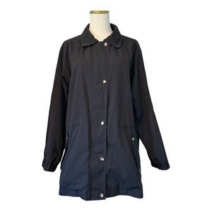 L.L. Bean Traveler Women's Black Utility Jacket Petite Medium M MP